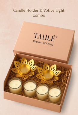 Candle Holder & Votiv Light Combo