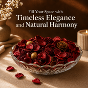 Eternal Rose Potpourri Jar – Floral Rose Scented Dried Petals