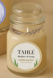 Lemon Grass Candle Jar - Set of 2