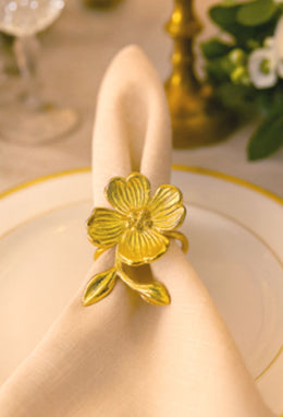 Napkin Ring - Bloom - Set of 4