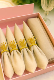 Lusture Beads with Napkins - Set of 4