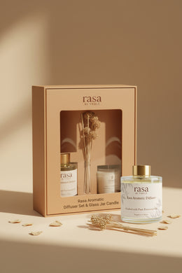 Rasa Aromatic Diffuser with Jar candle Combo